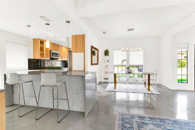 The contemporary finishes will blend easily with m