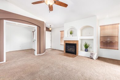 Family Room with Fireplace!