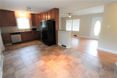 Spacious dining area.