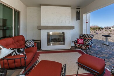 Back Patio Fire Place