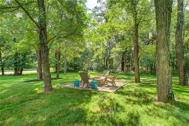 Enjoy your treed lot next to your fire pit!