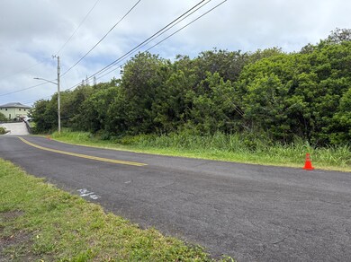 Orange cones show approximate corner points.