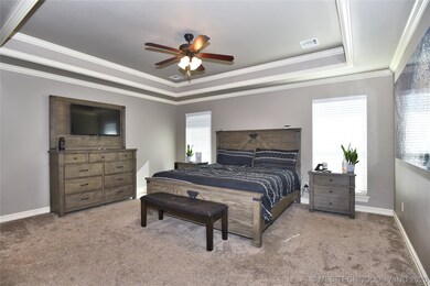 Hide away in a large primary bedroom suite