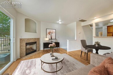 Virtually staged great room