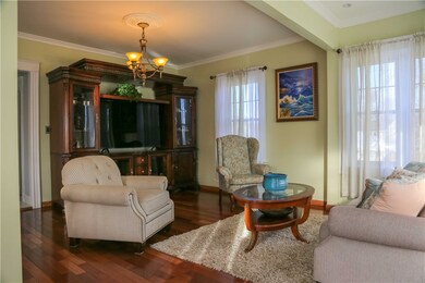 The home has a wonderful open plan great room that