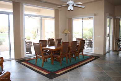 Dining area in great room