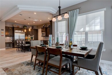 Informal dining area flows directly off the large