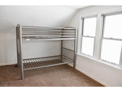 Bedroom with walk-in closet!