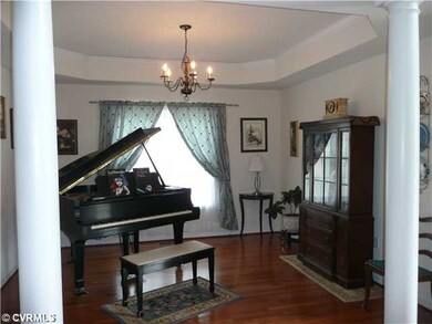 Dining Room - Dining/Music Room with Trey Ceiling 