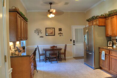 Tall ceilings and room for a large table