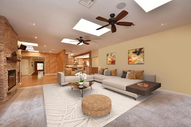 Living Room with virtual furniture