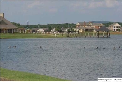 Lot is located across the street from the lake.