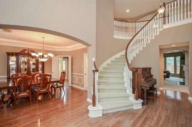 Main staircase off the foyer
