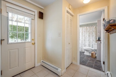 front entrance into full bath