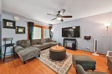 Living Room with Sliding Patio Door