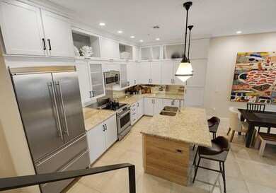 Kitchen Viewed from Staircase