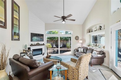 Living room with walkout