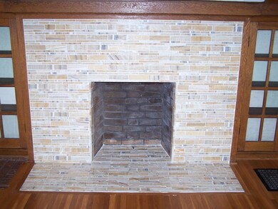 Close up of Fireplace
