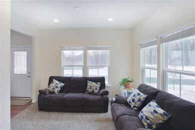 Large Living room as soon as you enter the home. D