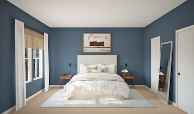 Primary suite with private bath