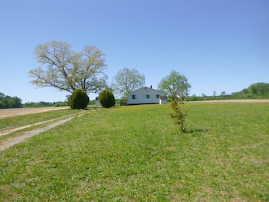 View of green lawn featuring a view of countryside