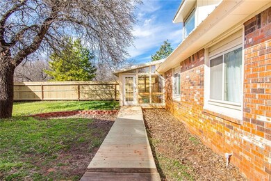 Back walkway from the shop to the back door off of the sunroom.