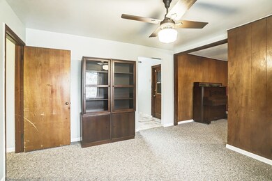 A view of the dining area that is located off of the living room upon entry. This room sits in the middle of the living room, kitchen, and hallway to secondary bedrooms.