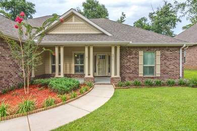 Inviting front porch
