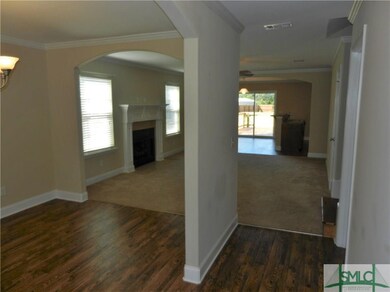 View of the Dining, Great Room and Kitchen from th