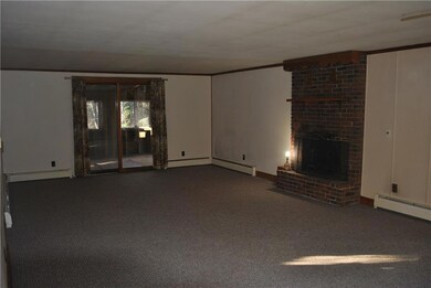 front to back Living room approx 29'...