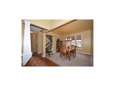 Formal dining room, ceiling heights vary throughou