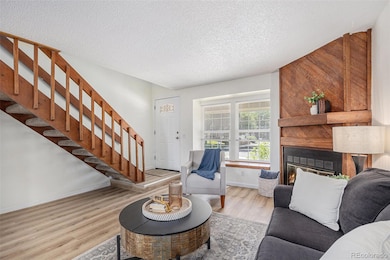 Spacious living room with tons of natural light