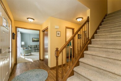 Hardwood floors recently refinished with fresh pai