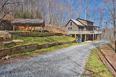Double Carport on upper circular driveway