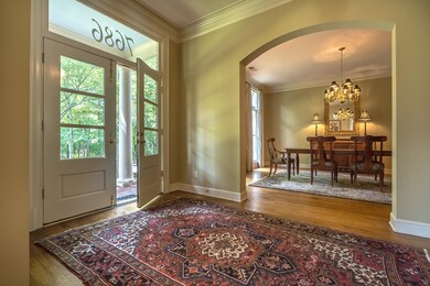 Large entry hall with the formal living room & din