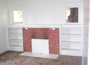 FIREPLACE BLOCKED OFF