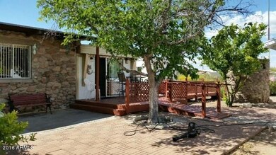 Side of home and patio