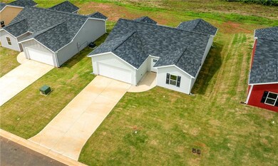 View from above of property
