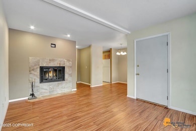 Living Area w/Fireplace