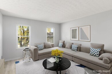 Living room - virtually staged