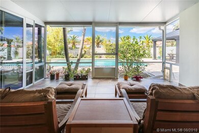 Outside patio.