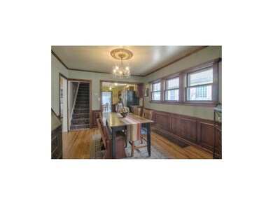 Dining room w/ view looking toward kitchen & stair