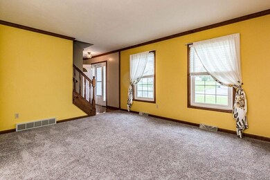Sunny and bright living space.