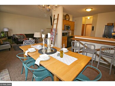 The Dining Area is open to the Kitchen and Living 