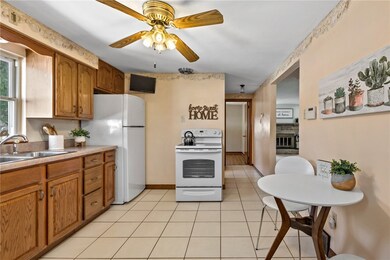 Added little bonus - the tv stays in the kitchen!