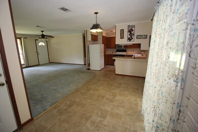 Open to kitchen