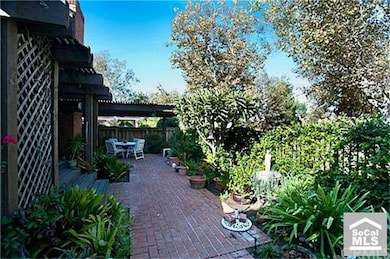 The back patio and gardens