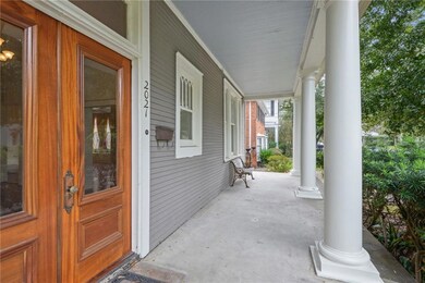 Covered front porch