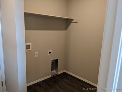 In door laundry room