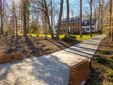 Home is beautifully sited on the lot with a great